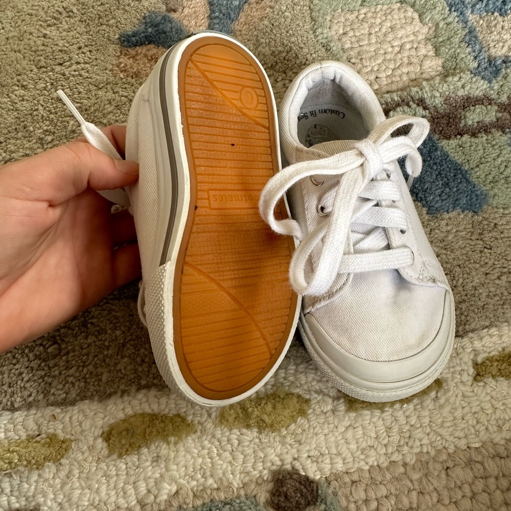 FootMates White Kids Sneakers - Picture 3 of 4
